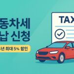 자동차세 연납 신청