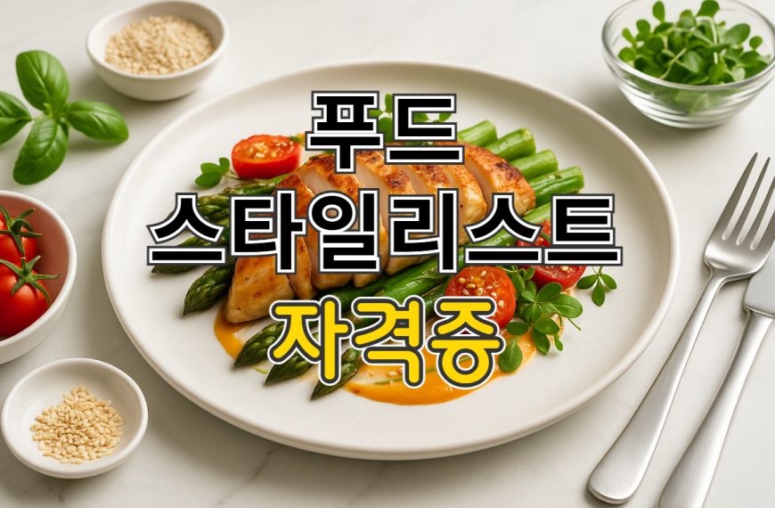 푸드스타일리스트 자격증