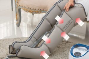 큐어웰 공기압 종아리 마사지기