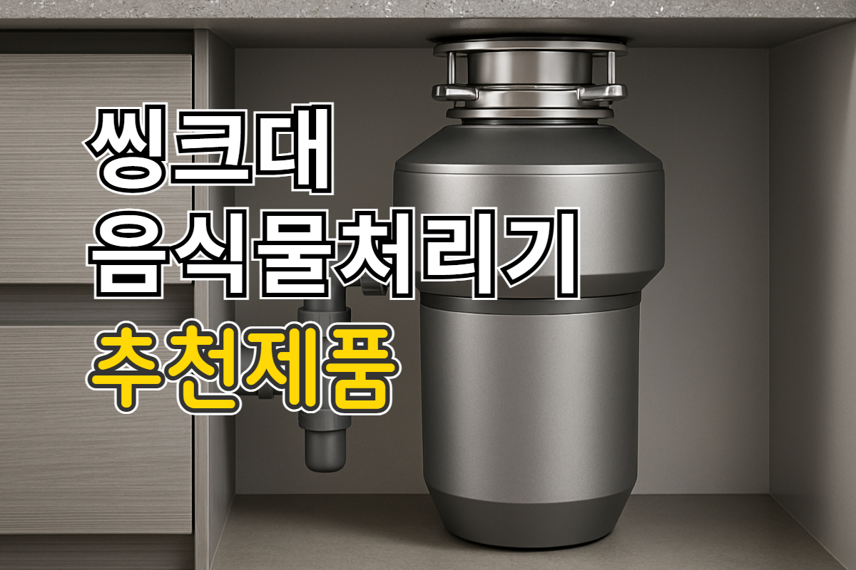 씽크대 음식물처리기 추천
