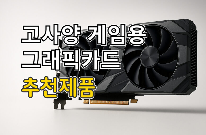 고사양 게임용 그래픽카드 추천