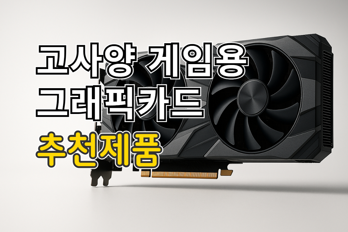 고사양 게임용 그래픽카드 추천