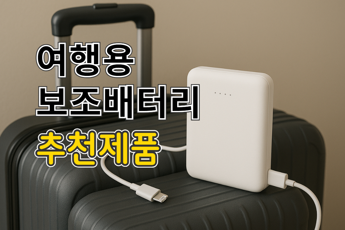 여행용 보조배터리 추천