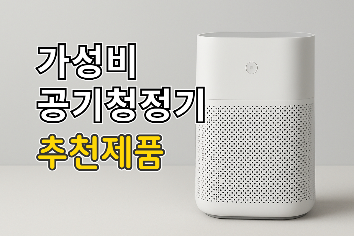 가성비 공기청정기 추천